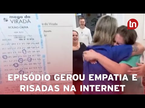 Mulher se confunde e viraliza ao comemorar ‘vitória’ na Mega-Sena