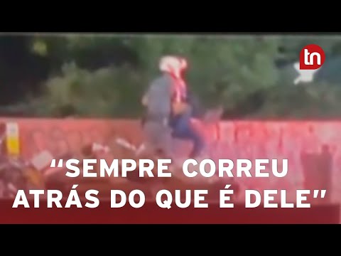 Saiba como está o homem jogado de ponte por policial