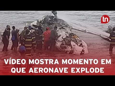 Avião explode em Ubatuba (SP) e mata piloto