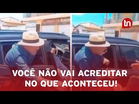 Lula tem dedos prensados em porta de carro ao cumprimentar apoiadores