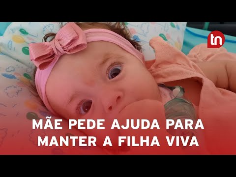 Mãe registra boletim para garantir oxigênio à filha com síndrome rara