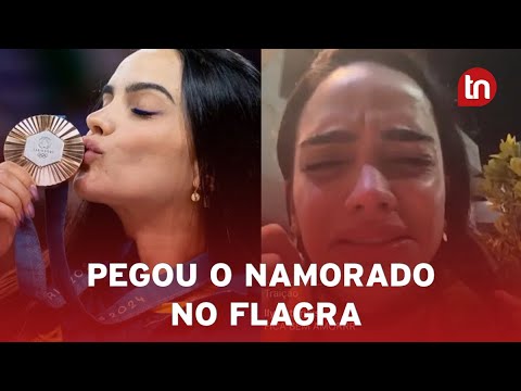 Medalhista olímpica descobre traição ao viajar para ver namorado