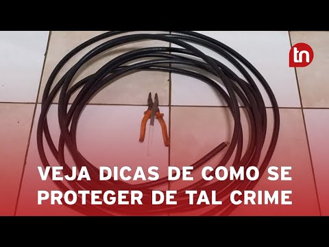 Veja dicas de segurança de como se proteger de furto de fios