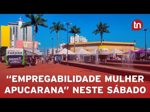 Feirão de Empregos reúne grande público no centro de Apucarana