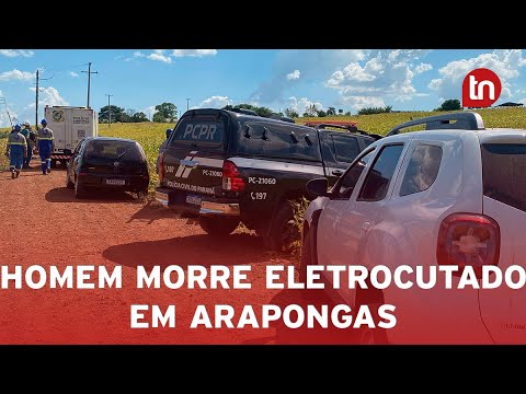 Homem morre eletrocutado na Colônia Esperança em Arapongas