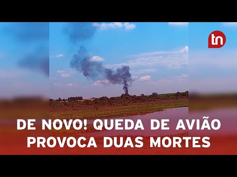 Avião de pequeno porte cai no interior de SP e mata duas pessoas