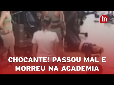 Vídeo mostra momento em que mulher tem mal súbito e morre em academia