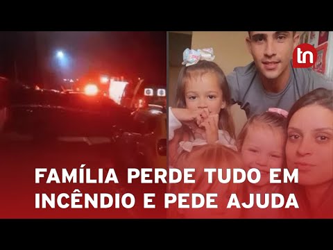 Família de Apucarana perde tudo em incêndio e precisa de ajuda
