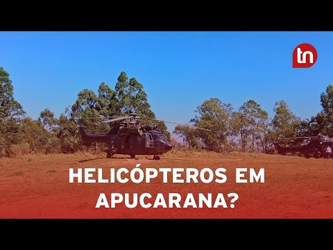 Saiba por que helicópteros têm sobrevoado Apucarana