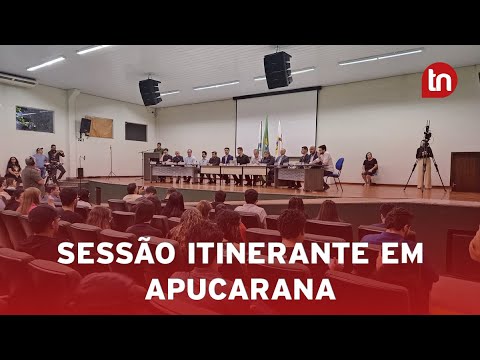 Câmara de Apucarana realiza sessão itinerante no campus da Unespar