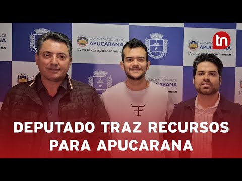 Sérgio Souza anuncia recursos em visita a Apucarana