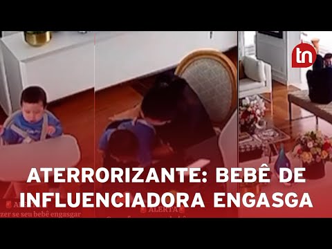 Bebê de 8 meses de Bia Napolitano engasga e famosa divulga vídeo