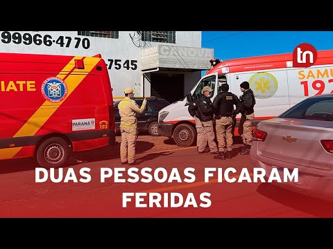 Duas pessoas ficam feridas após acidente entre motos em Apucarana