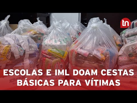 Escolas de Apucarana arrecadam alimentos para vítimas atendidas no IML