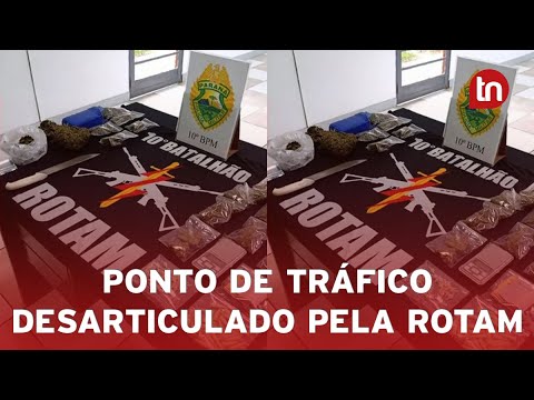 Polícia desarticula ponto de tráfico de drogas em Apucarana