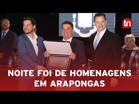 Sérgio Onofre recebe título de Cidadão Benemérito de Arapongas