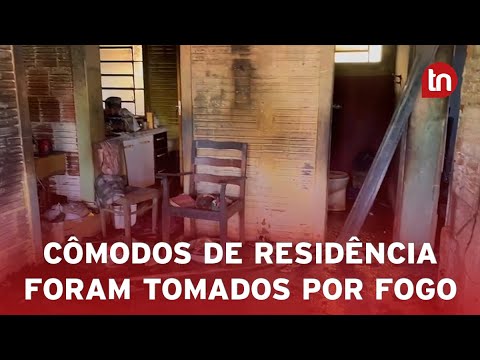Veja como ficou residência do Pirapó que foi tomada pelo fogo