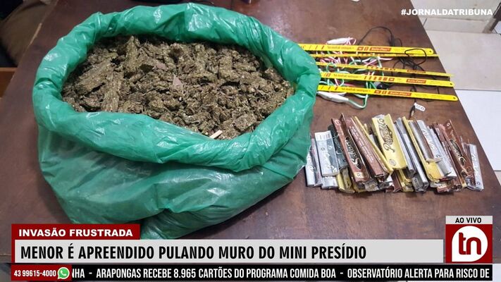 Menor é apreendido pulando muro do mini presídio em Apucarana