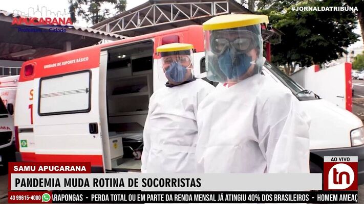 Pandemia muda rotina de socorristas