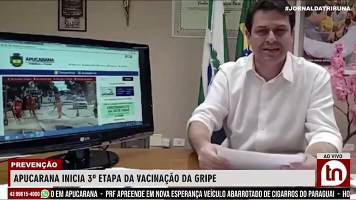Apucarana inicia 3ª etapa da vacinação da gripe