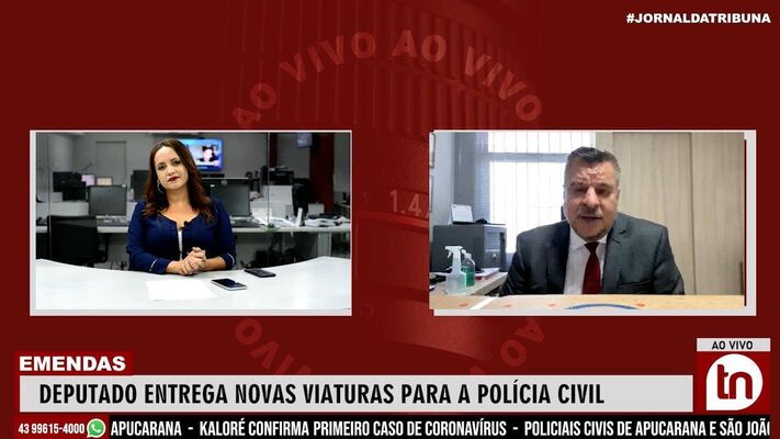 Deputado entrega novas viaturas para a Polícia Civil