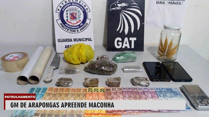 GM de Arapongas apreende maconha