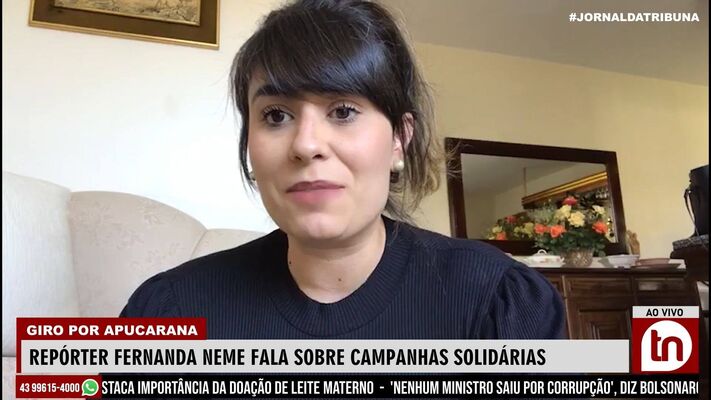 Repórter Fernanda Neme fala sobre campanhas solidárias