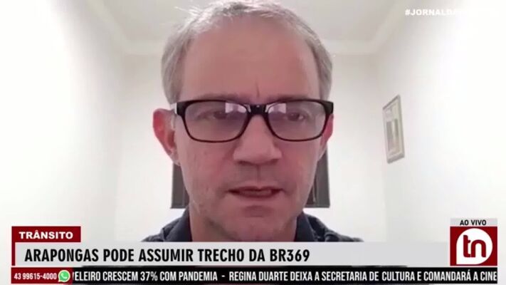 O município de Arapongas pode assumir trecho da BR-369