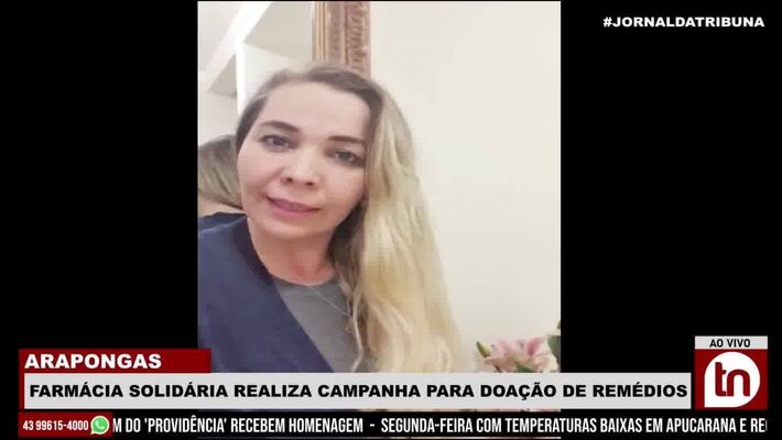 Farmácia solidária realiza campanha para doação de remédios