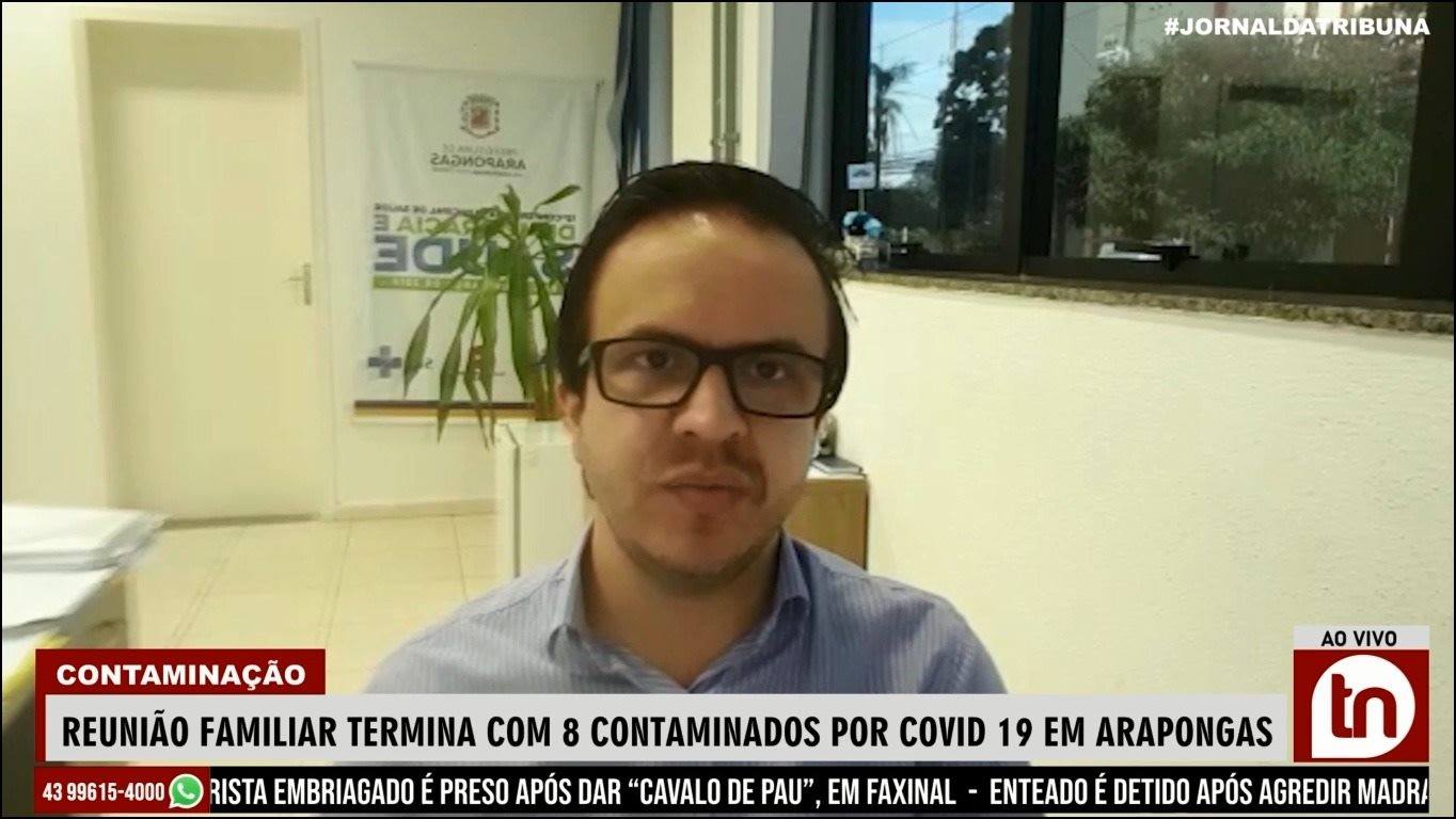 Reunião familiar termina com 8 contaminados por covid-19 em Arapongas