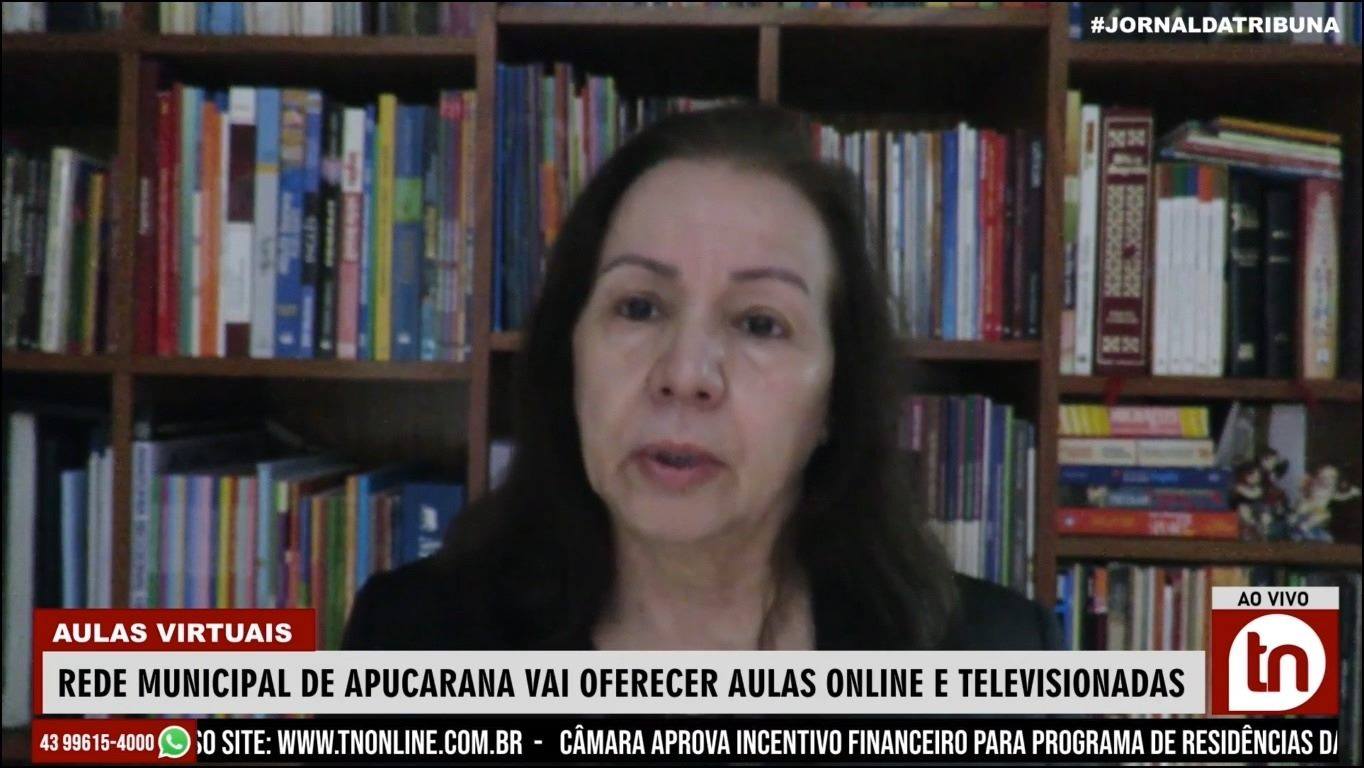 Rede municipal de Apucarana vai oferecer aulas online e televisionadas