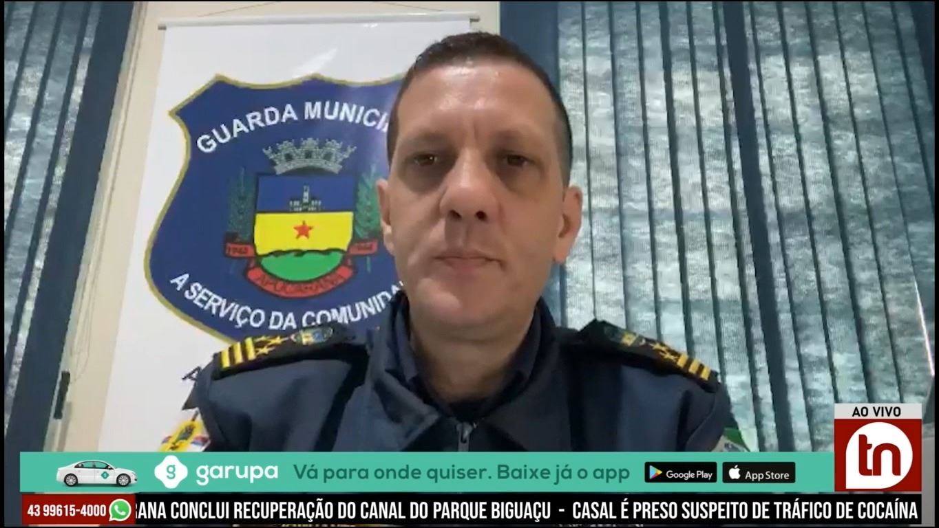 Guarda municipal orienta população a denunciar atos de vandalismo