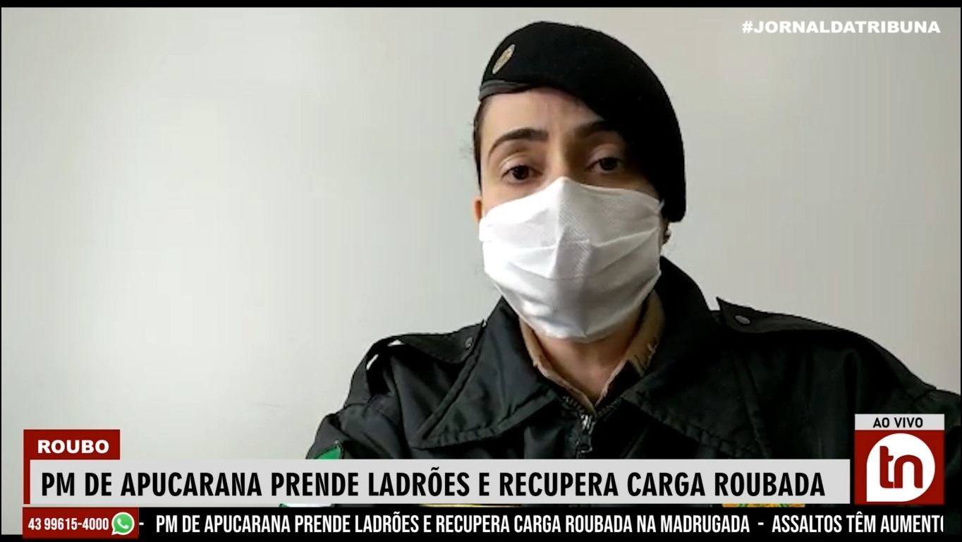 PM de Apucarana prende ladrões e recupera carga roubada