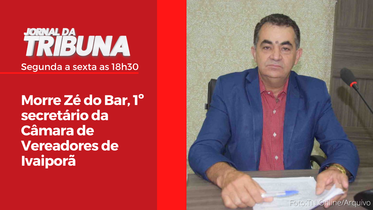 Morre Zé do Bar, 1º secretário da Câmara de Vereadores de Iv