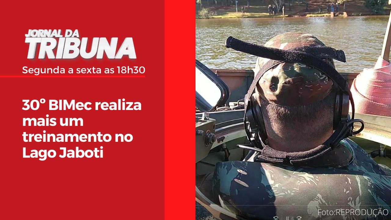 30º BIMec realiza mais um treinamento no Lago Jaboti