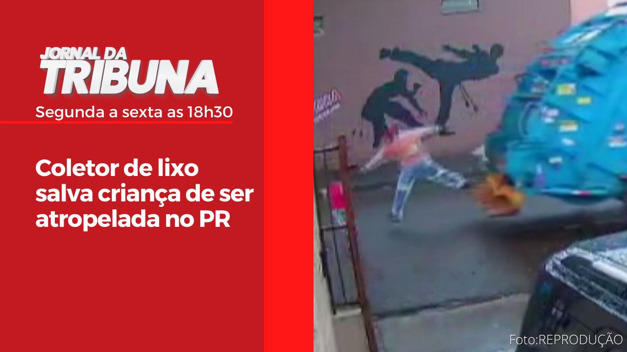 Coletor de lixo salva criança de ser atropelada no PR