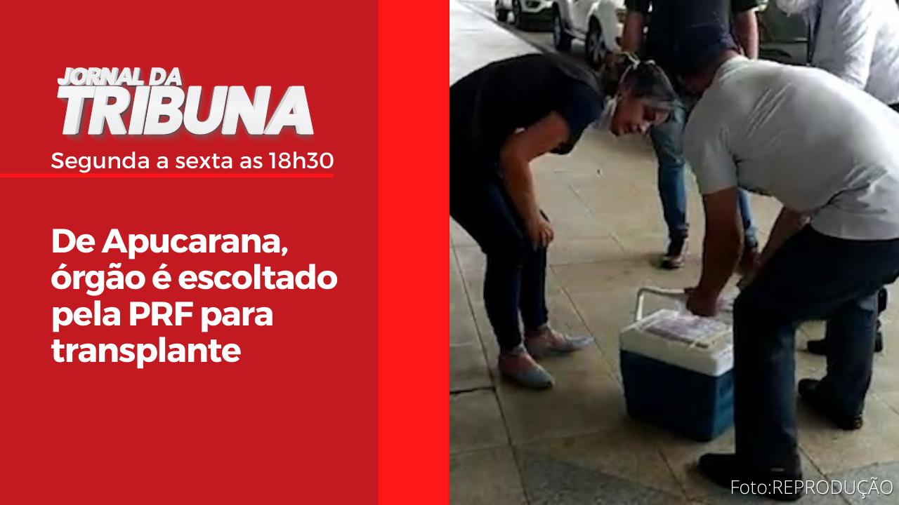 De Apucarana, órgão é escoltado pela PRF para transplante