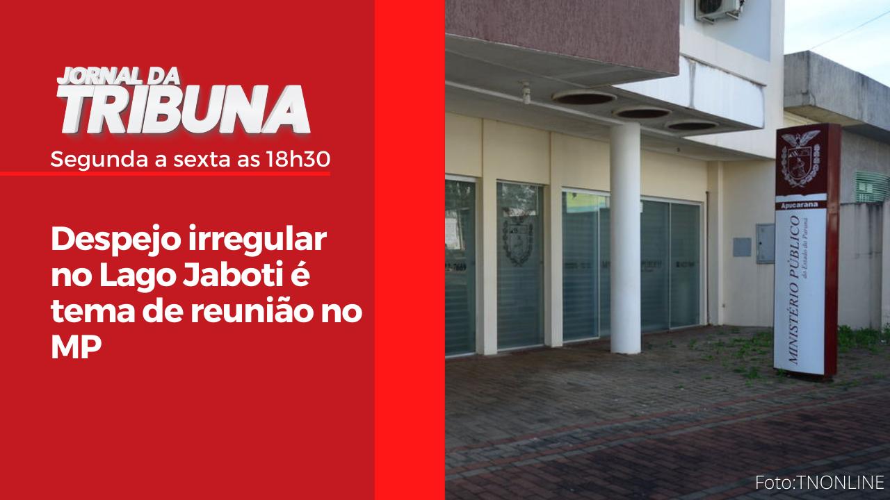 Despejo irregular no Lago Jaboti é tema de reunião no MP
