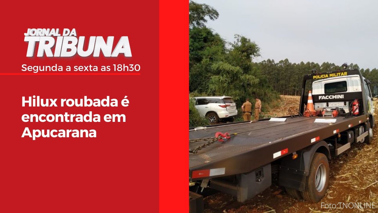 Hilux roubada é encontrada em Apucarana