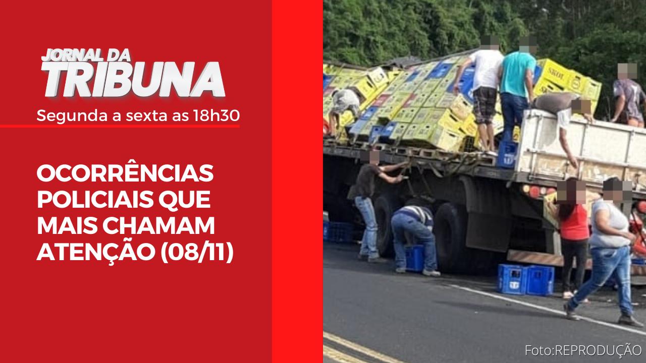 OCORRÊNCIAS POLICIAIS QUE MAIS CHAMAM ATENÇÃO (08/11)