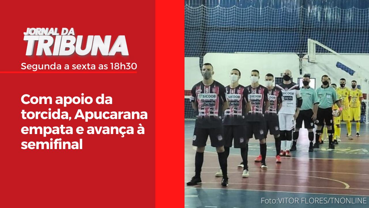 Com apoio da torcida, Apucarana empata e avança à semifinal