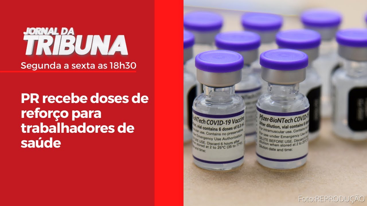 PR recebe doses de reforço para trabalhadores de saúde