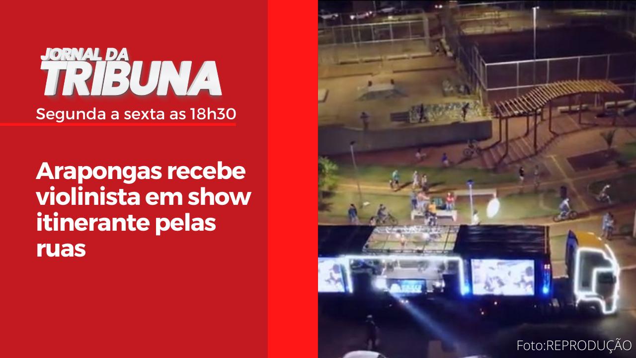 Arapongas recebe violinista em show itinerante pelas ruas