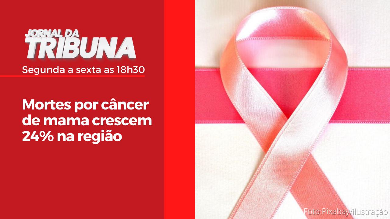 Mortes por câncer de mama crescem 24% na região