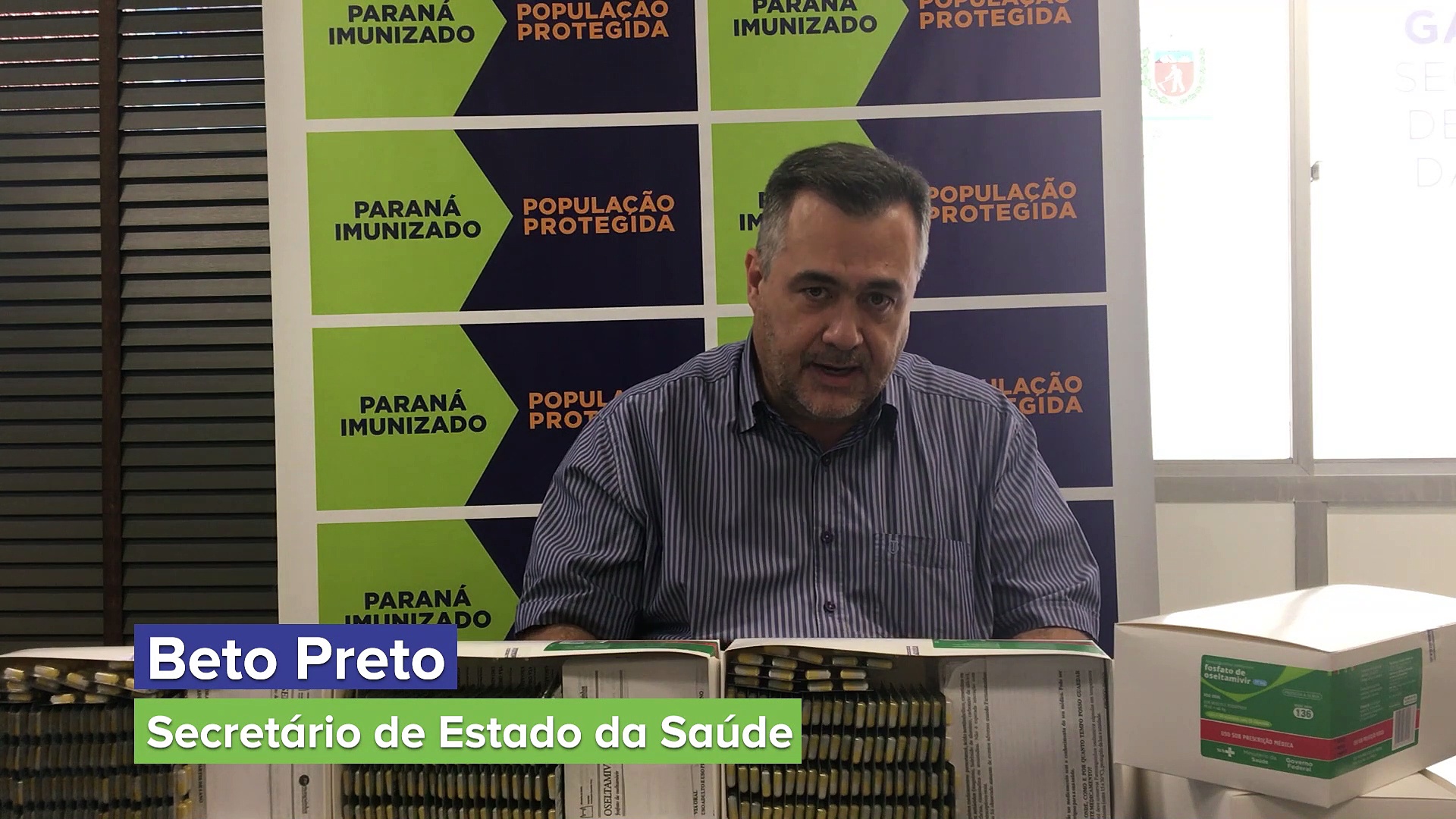 Saúde abastece Regionais com 380 mil unidades de Tamiflu