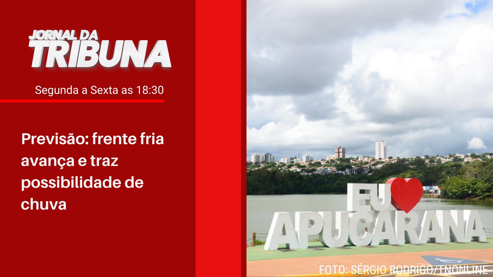 Previsão: frente fria avança e traz possibilidade de chuva