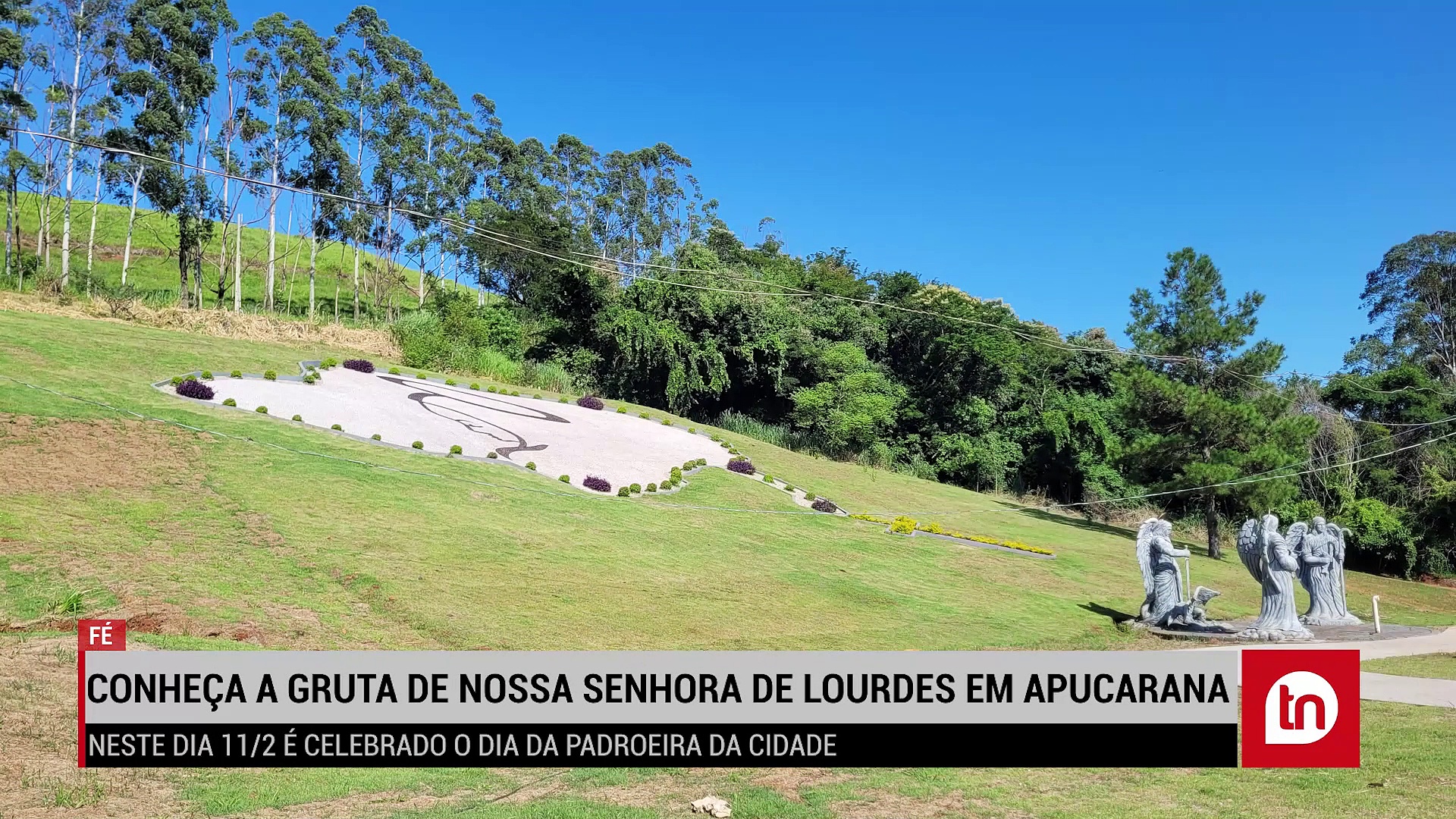 Conheça a Gruta Nossa Senhora de Lourdes, em Apucarana