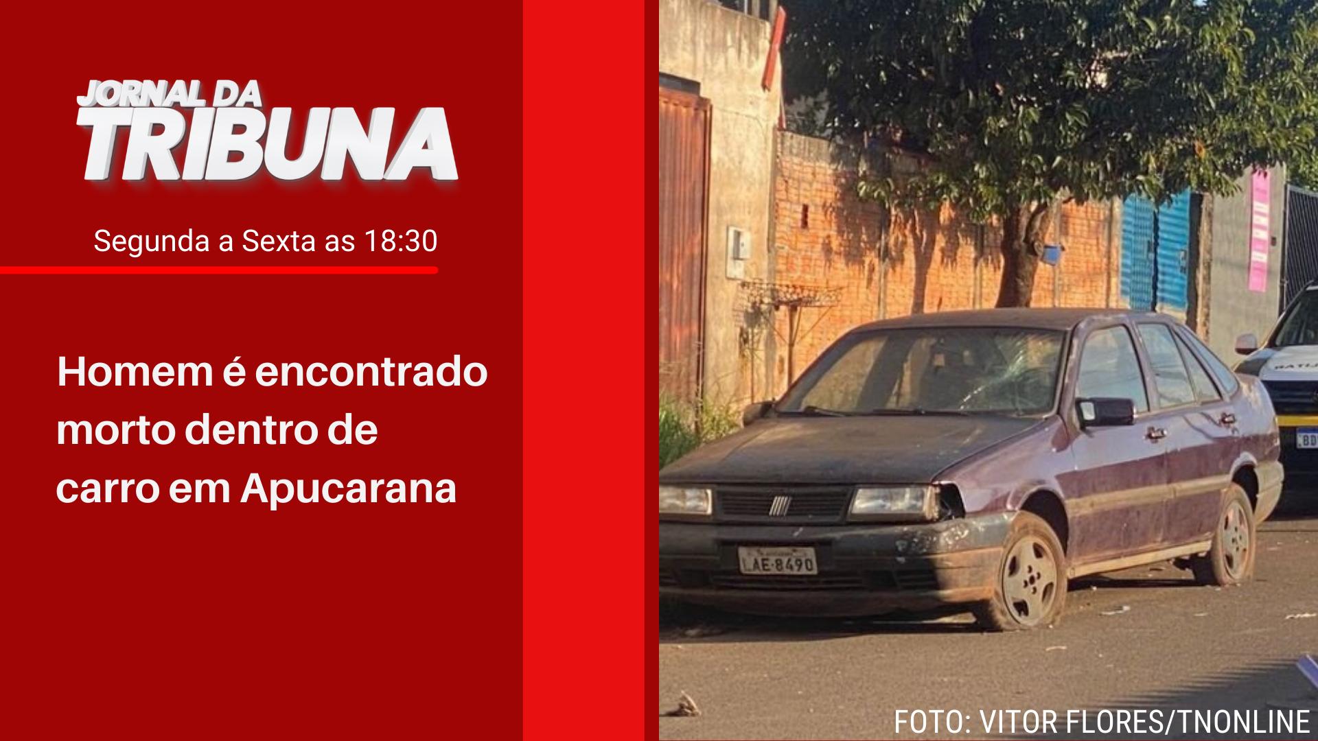 Homem é encontrado morto dentro de carro em Apucarana