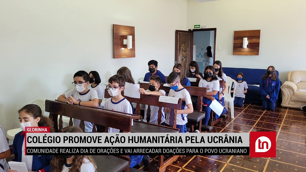 Colégio Glorinha promove ação humanitária pela Ucrânia
