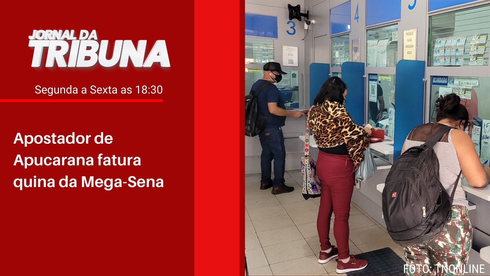 Apostador de Apucarana fatura quina da Mega-Sena